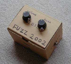 FuzzFaceを元にした自作ファズ(夏休みの工作)